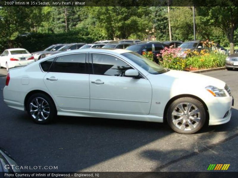Ivory Pearl / Wheat 2007 Infiniti M 35x Sedan