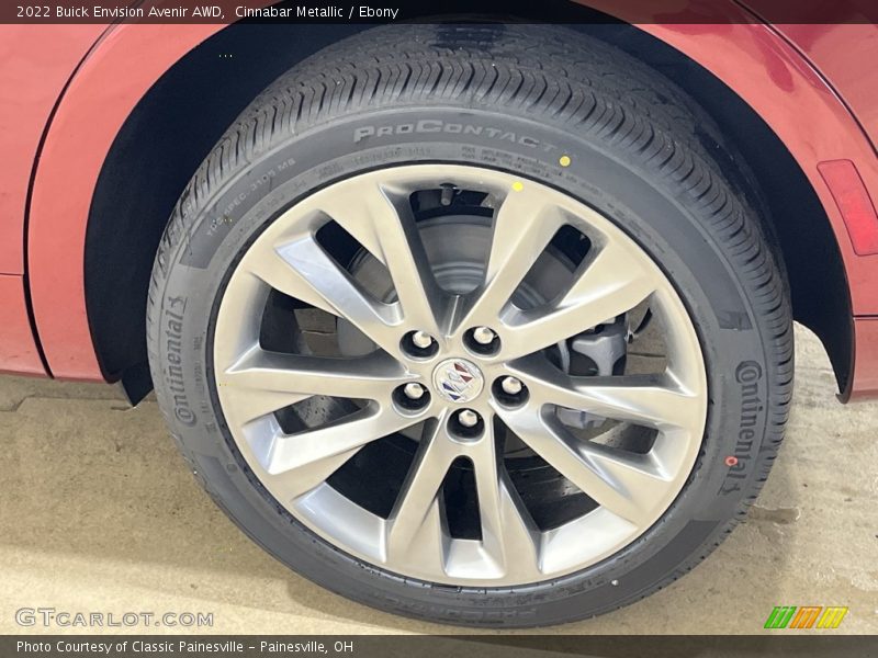 Cinnabar Metallic / Ebony 2022 Buick Envision Avenir AWD