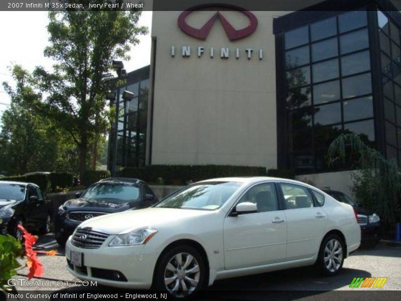 Ivory Pearl / Wheat 2007 Infiniti M 35x Sedan