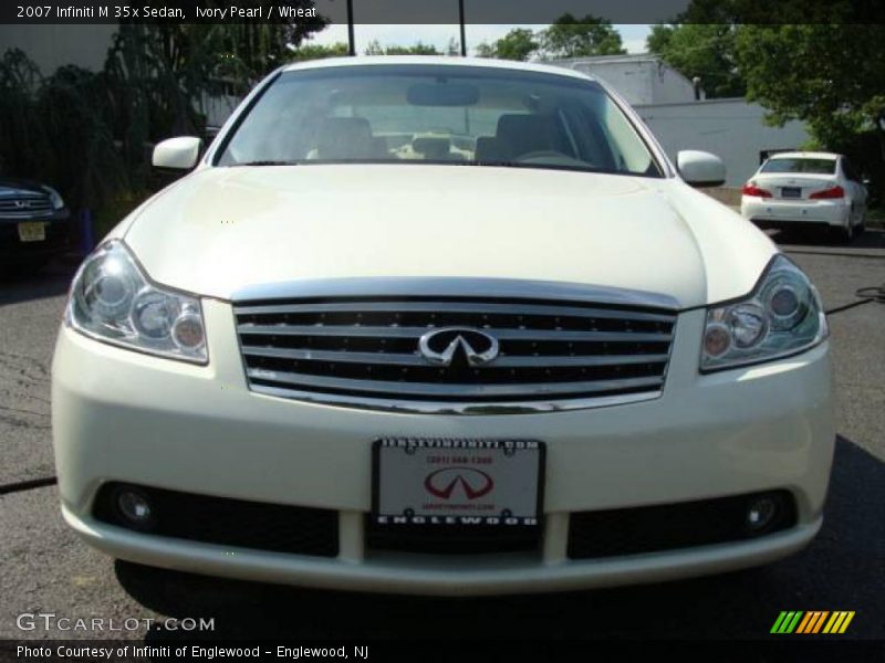 Ivory Pearl / Wheat 2007 Infiniti M 35x Sedan