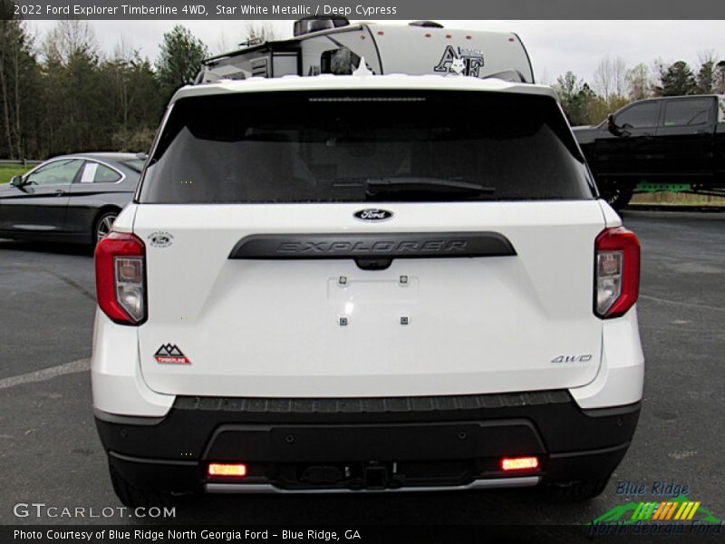 Star White Metallic / Deep Cypress 2022 Ford Explorer Timberline 4WD