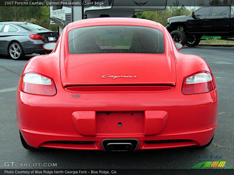 Carmon Red Metallic / Sand Beige 2007 Porsche Cayman