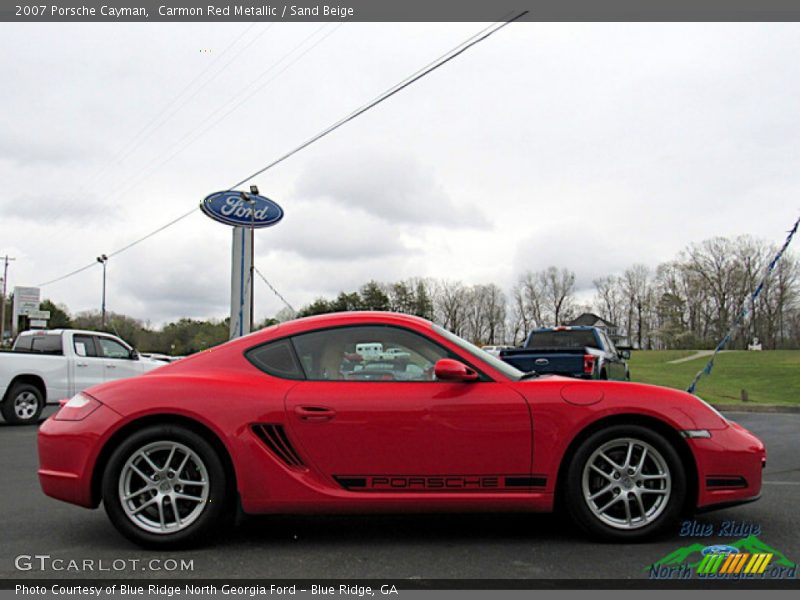 Carmon Red Metallic / Sand Beige 2007 Porsche Cayman