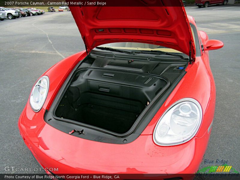 Carmon Red Metallic / Sand Beige 2007 Porsche Cayman