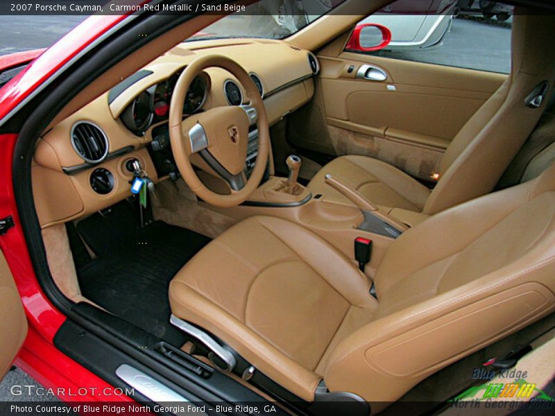 Carmon Red Metallic / Sand Beige 2007 Porsche Cayman