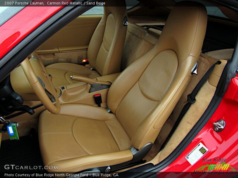 Carmon Red Metallic / Sand Beige 2007 Porsche Cayman