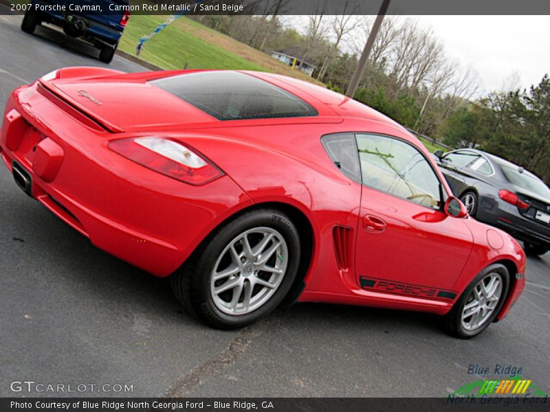 Carmon Red Metallic / Sand Beige 2007 Porsche Cayman