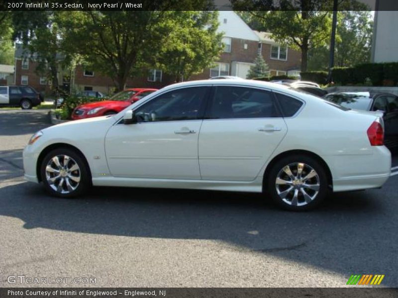 Ivory Pearl / Wheat 2007 Infiniti M 35x Sedan