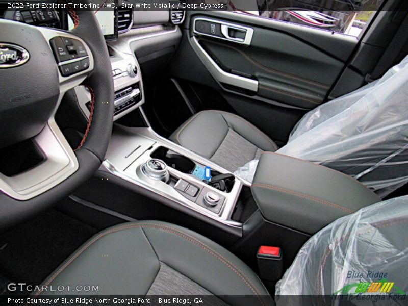 Star White Metallic / Deep Cypress 2022 Ford Explorer Timberline 4WD