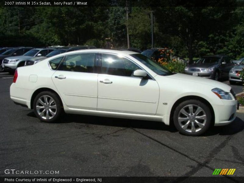 Ivory Pearl / Wheat 2007 Infiniti M 35x Sedan