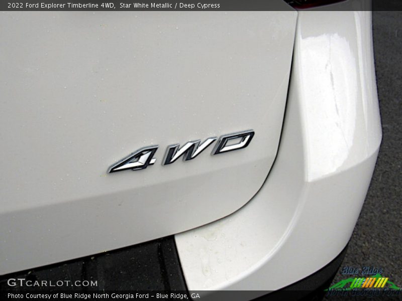 Star White Metallic / Deep Cypress 2022 Ford Explorer Timberline 4WD