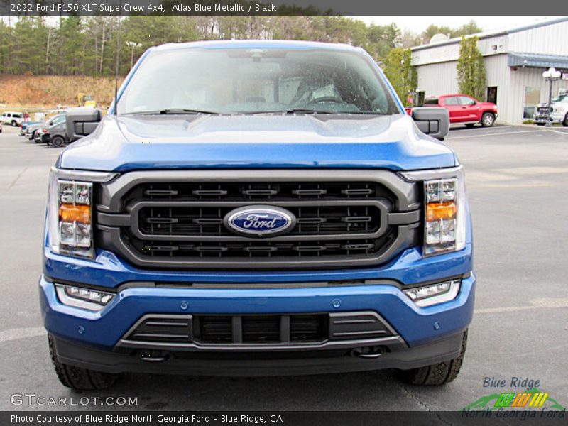 Atlas Blue Metallic / Black 2022 Ford F150 XLT SuperCrew 4x4