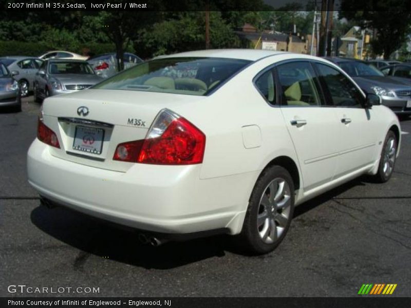 Ivory Pearl / Wheat 2007 Infiniti M 35x Sedan