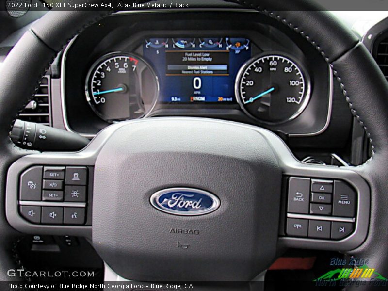 Atlas Blue Metallic / Black 2022 Ford F150 XLT SuperCrew 4x4