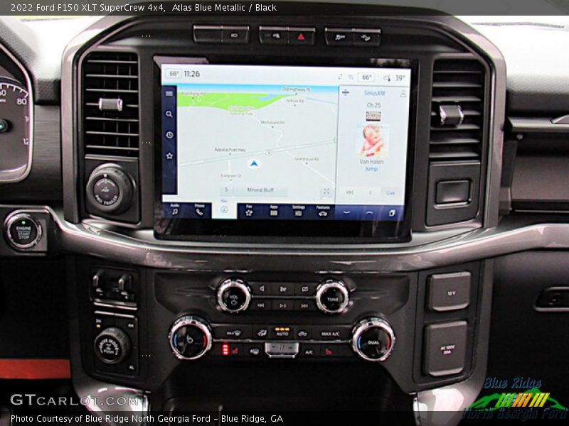 Atlas Blue Metallic / Black 2022 Ford F150 XLT SuperCrew 4x4