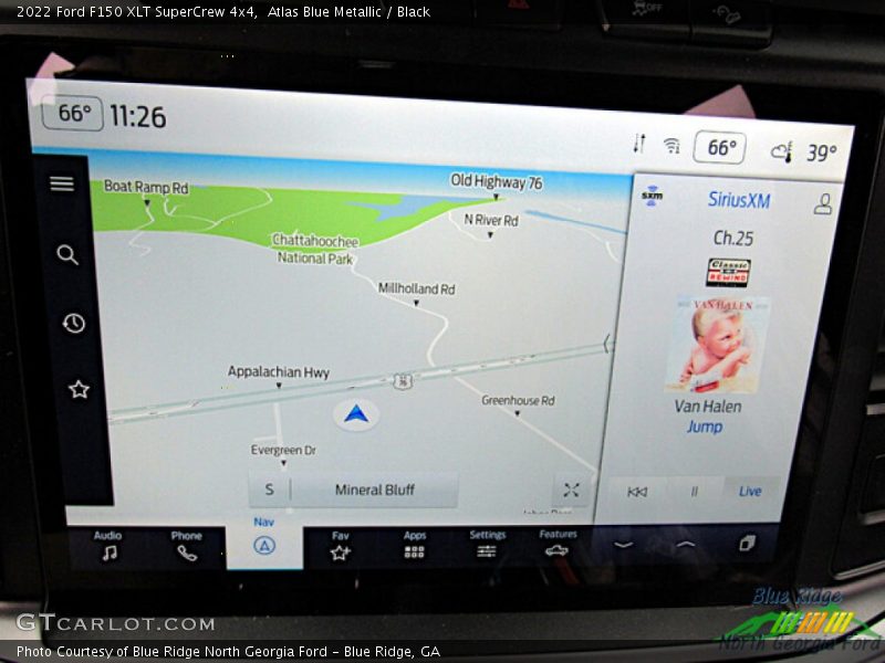 Atlas Blue Metallic / Black 2022 Ford F150 XLT SuperCrew 4x4