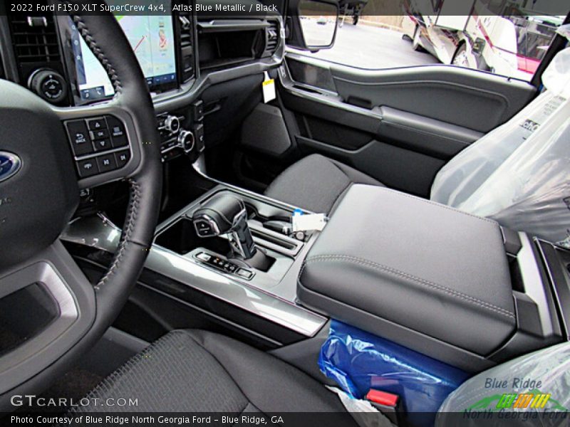 Atlas Blue Metallic / Black 2022 Ford F150 XLT SuperCrew 4x4