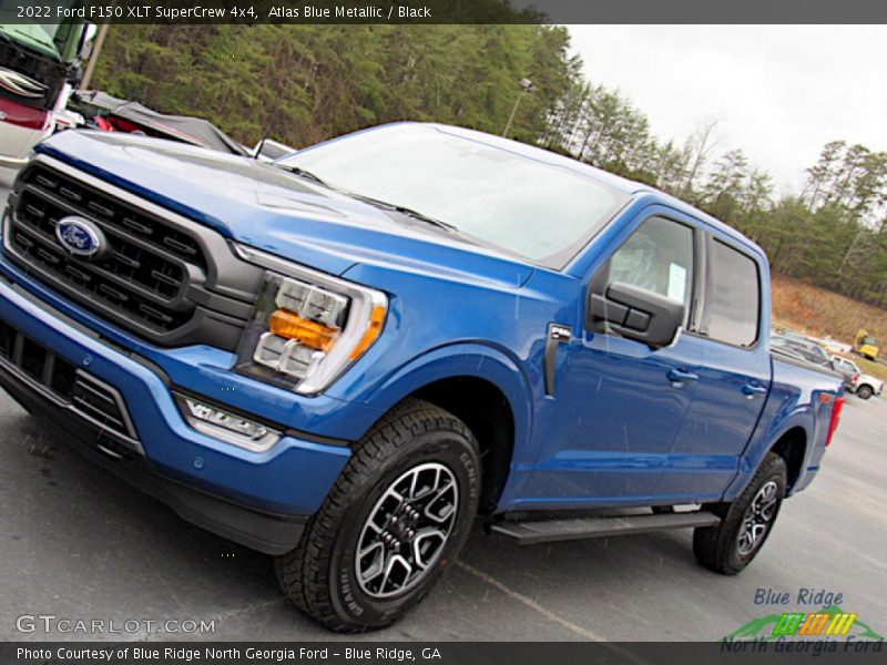 Atlas Blue Metallic / Black 2022 Ford F150 XLT SuperCrew 4x4