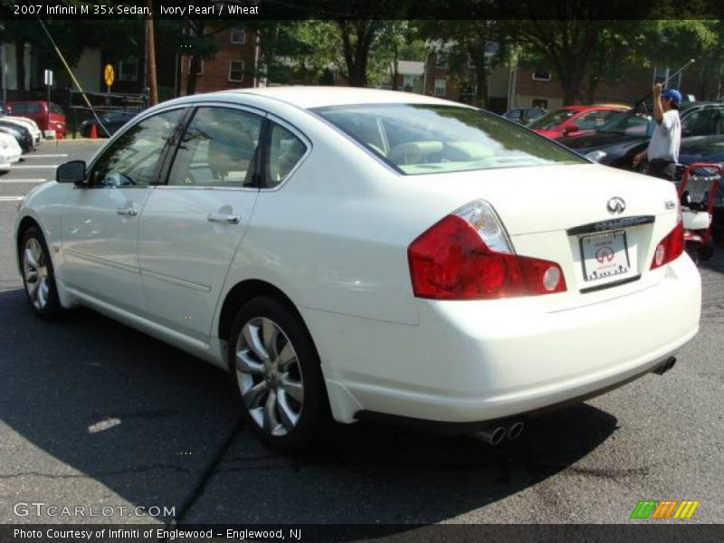 Ivory Pearl / Wheat 2007 Infiniti M 35x Sedan