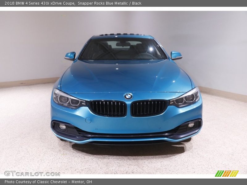 Snapper Rocks Blue Metallic / Black 2018 BMW 4 Series 430i xDrive Coupe