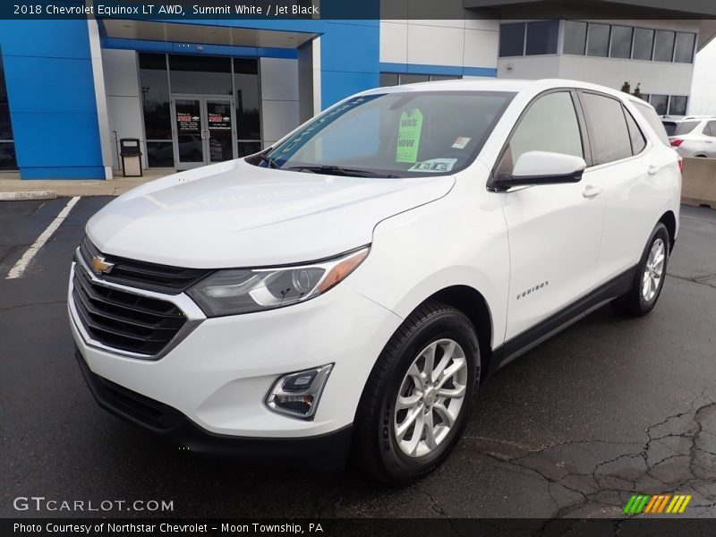 Summit White / Jet Black 2018 Chevrolet Equinox LT AWD