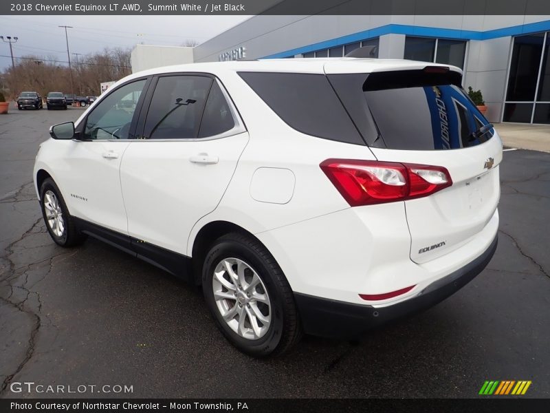 Summit White / Jet Black 2018 Chevrolet Equinox LT AWD