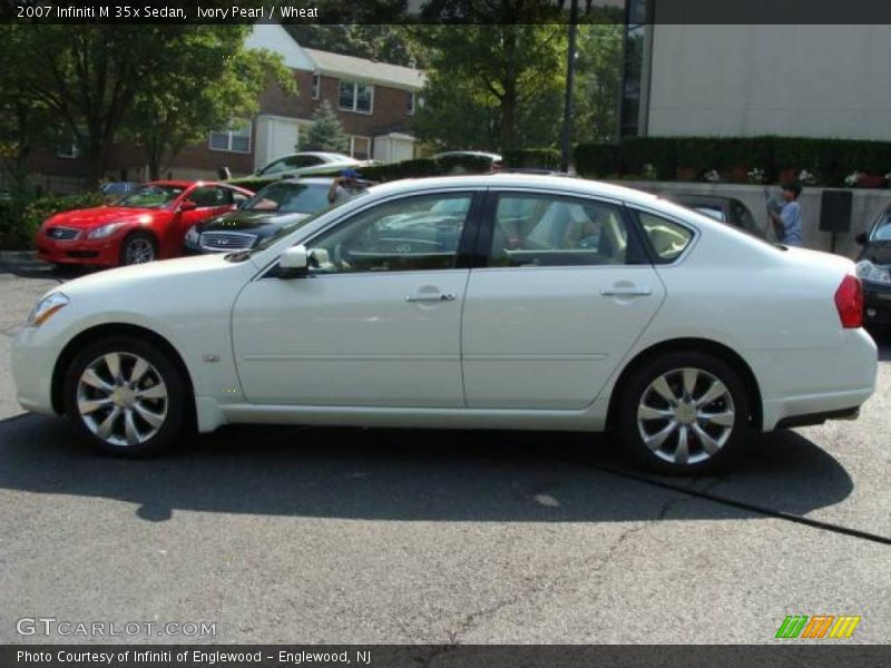 Ivory Pearl / Wheat 2007 Infiniti M 35x Sedan