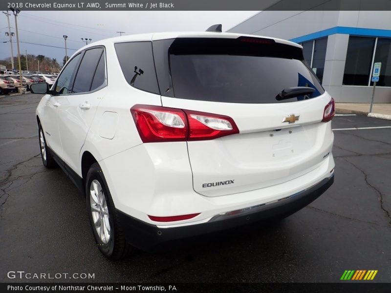 Summit White / Jet Black 2018 Chevrolet Equinox LT AWD