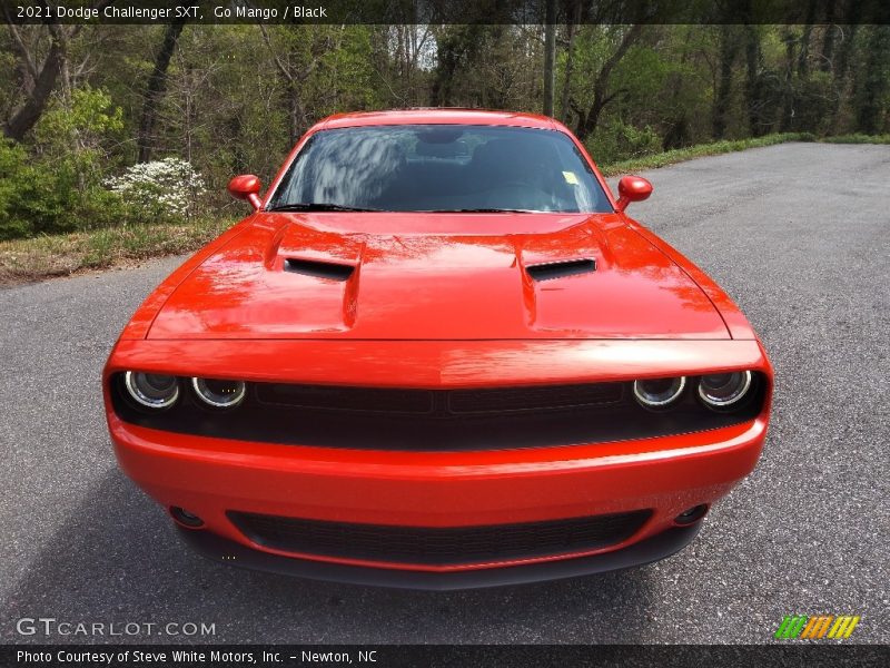 Go Mango / Black 2021 Dodge Challenger SXT