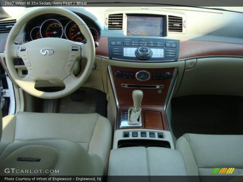 Ivory Pearl / Wheat 2007 Infiniti M 35x Sedan