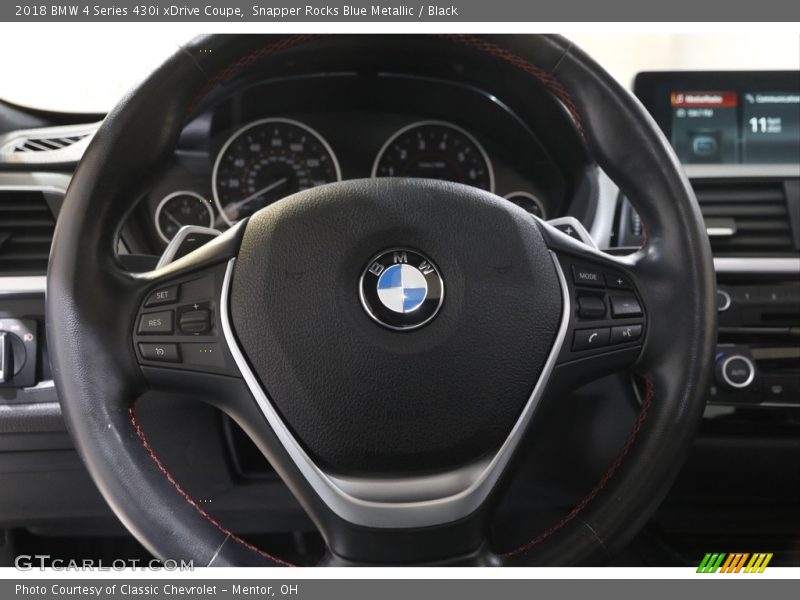 Snapper Rocks Blue Metallic / Black 2018 BMW 4 Series 430i xDrive Coupe