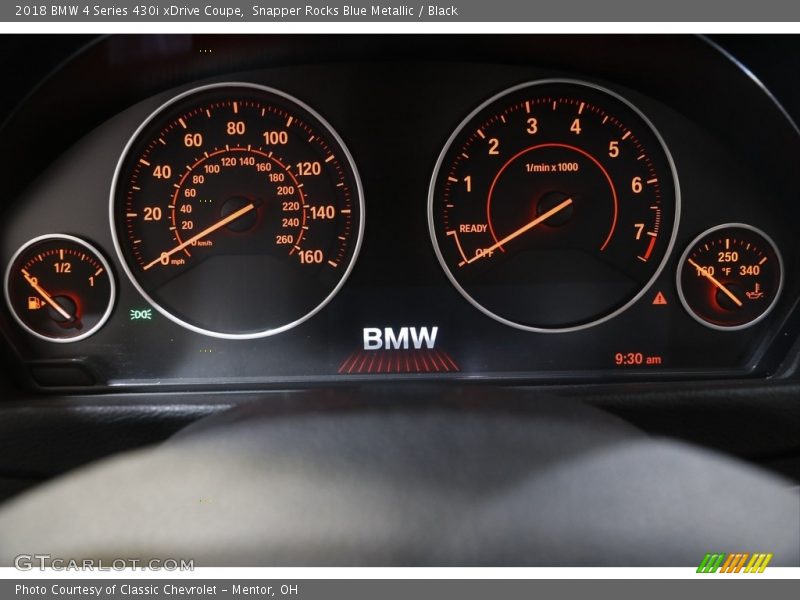 Snapper Rocks Blue Metallic / Black 2018 BMW 4 Series 430i xDrive Coupe