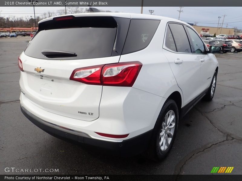 Summit White / Jet Black 2018 Chevrolet Equinox LT AWD
