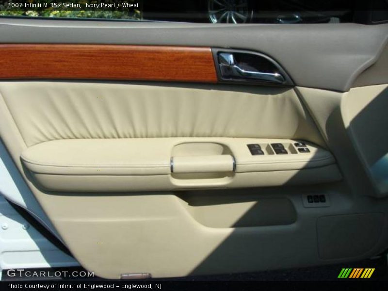 Ivory Pearl / Wheat 2007 Infiniti M 35x Sedan