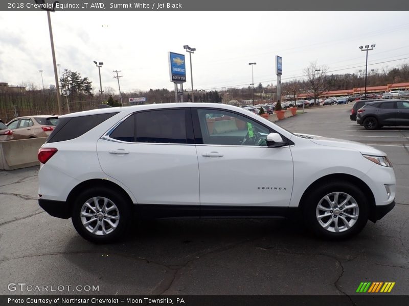 Summit White / Jet Black 2018 Chevrolet Equinox LT AWD