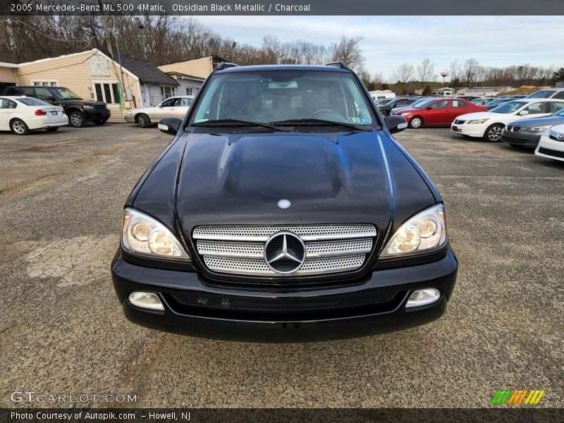 Obsidian Black Metallic / Charcoal 2005 Mercedes-Benz ML 500 4Matic