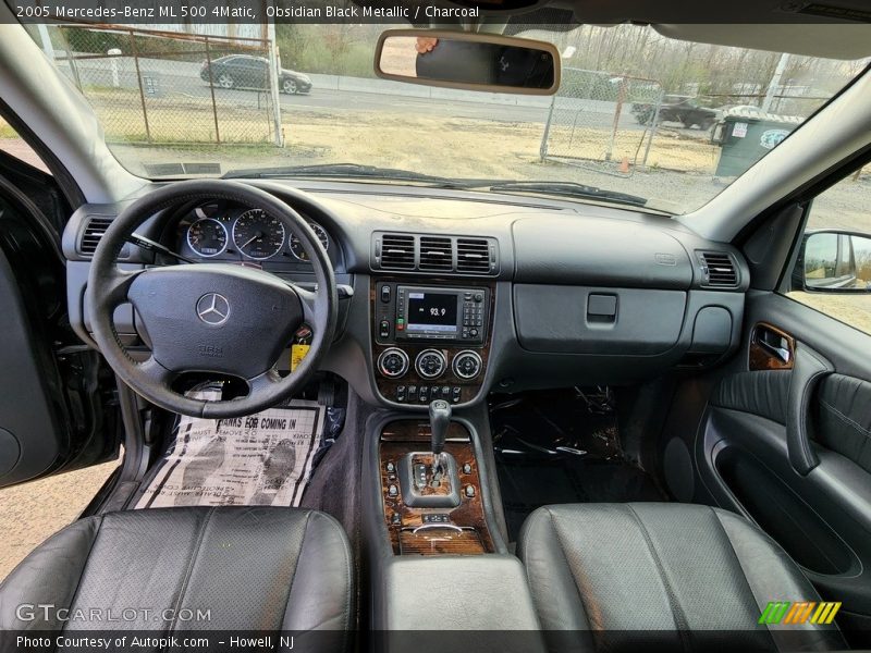 Obsidian Black Metallic / Charcoal 2005 Mercedes-Benz ML 500 4Matic