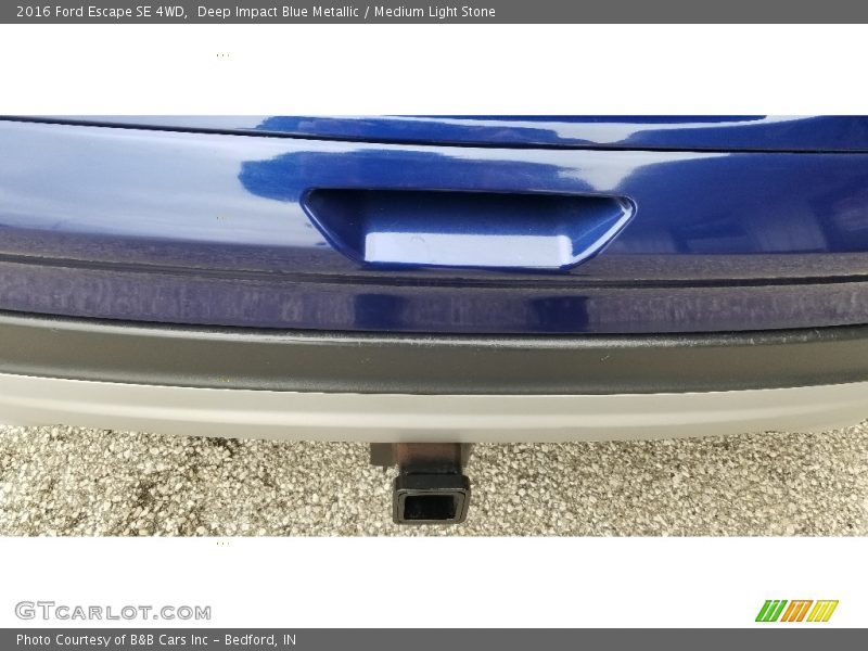 Deep Impact Blue Metallic / Medium Light Stone 2016 Ford Escape SE 4WD