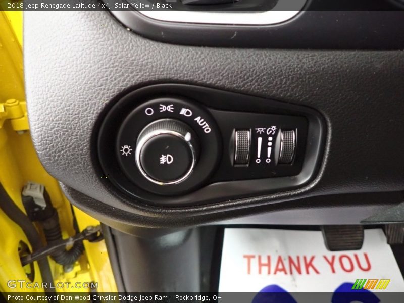 Solar Yellow / Black 2018 Jeep Renegade Latitude 4x4