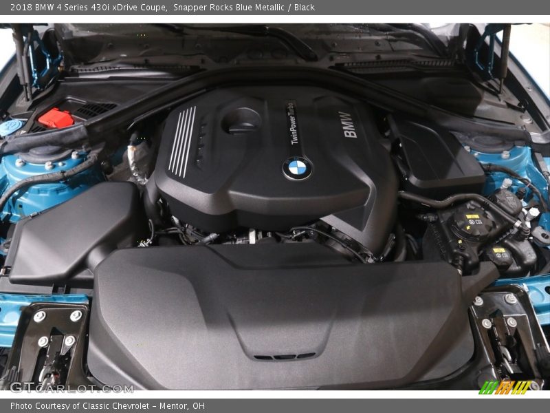 Snapper Rocks Blue Metallic / Black 2018 BMW 4 Series 430i xDrive Coupe