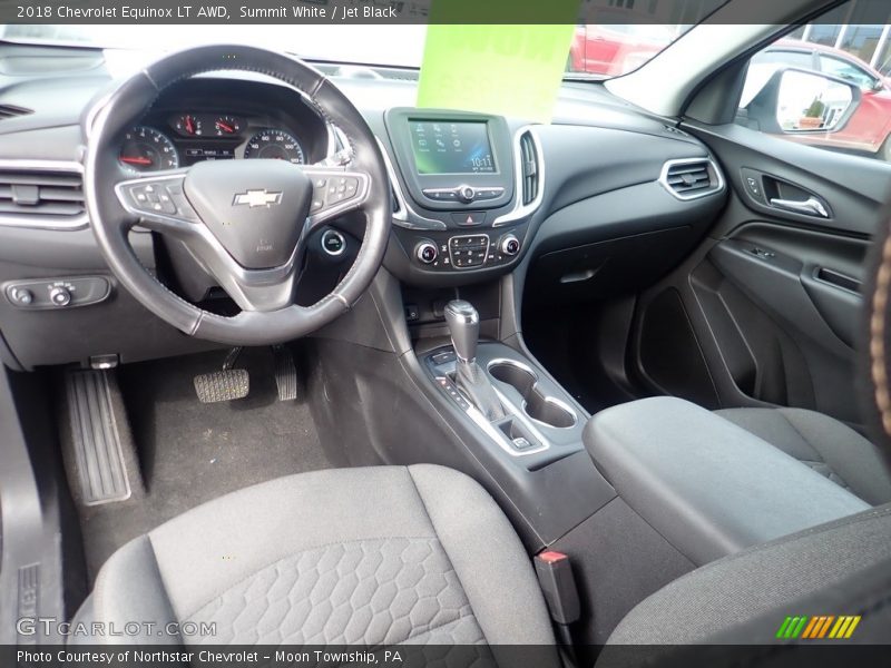 Summit White / Jet Black 2018 Chevrolet Equinox LT AWD