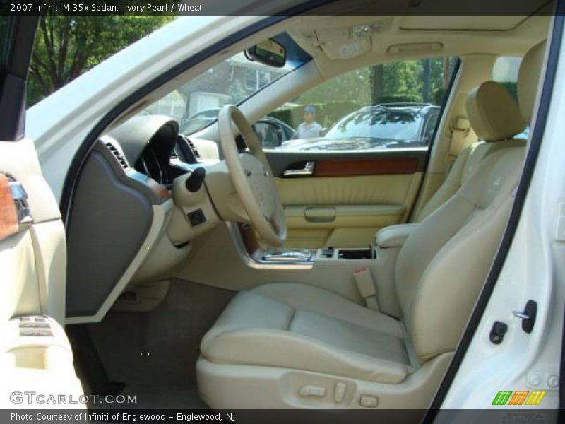 Ivory Pearl / Wheat 2007 Infiniti M 35x Sedan