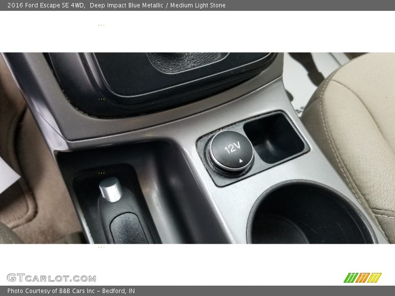 Deep Impact Blue Metallic / Medium Light Stone 2016 Ford Escape SE 4WD