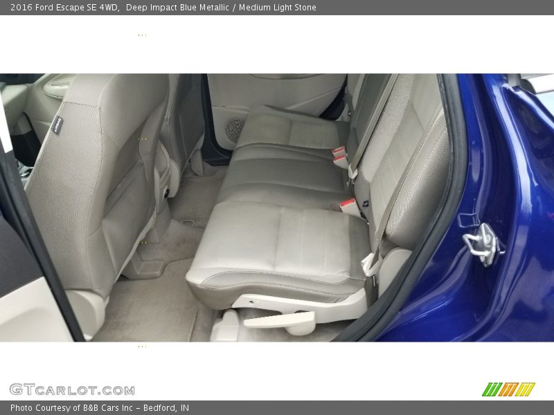 Deep Impact Blue Metallic / Medium Light Stone 2016 Ford Escape SE 4WD