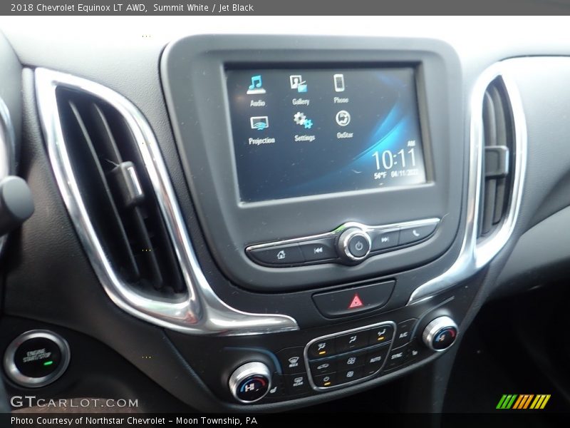 Summit White / Jet Black 2018 Chevrolet Equinox LT AWD