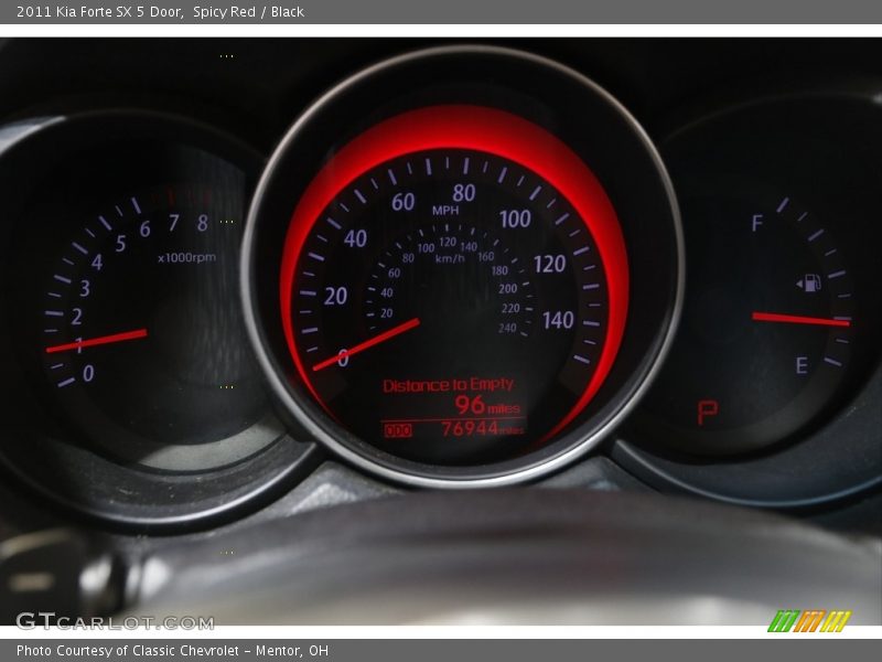  2011 Forte SX 5 Door SX 5 Door Gauges