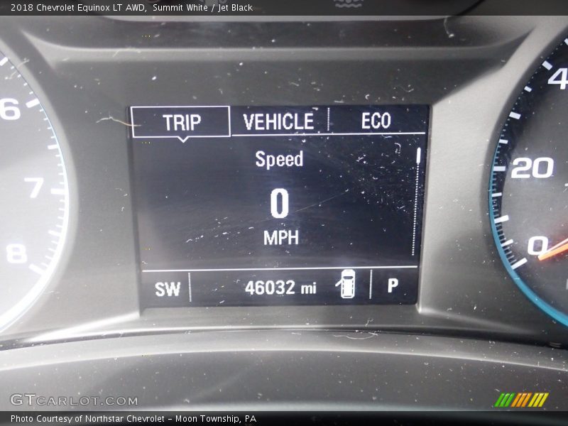 Summit White / Jet Black 2018 Chevrolet Equinox LT AWD