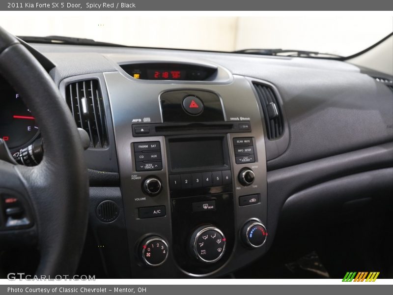 Spicy Red / Black 2011 Kia Forte SX 5 Door