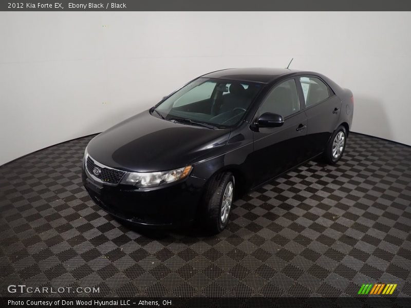 Ebony Black / Black 2012 Kia Forte EX