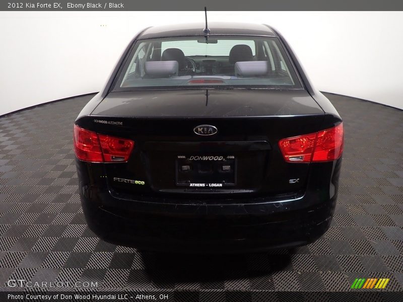 Ebony Black / Black 2012 Kia Forte EX